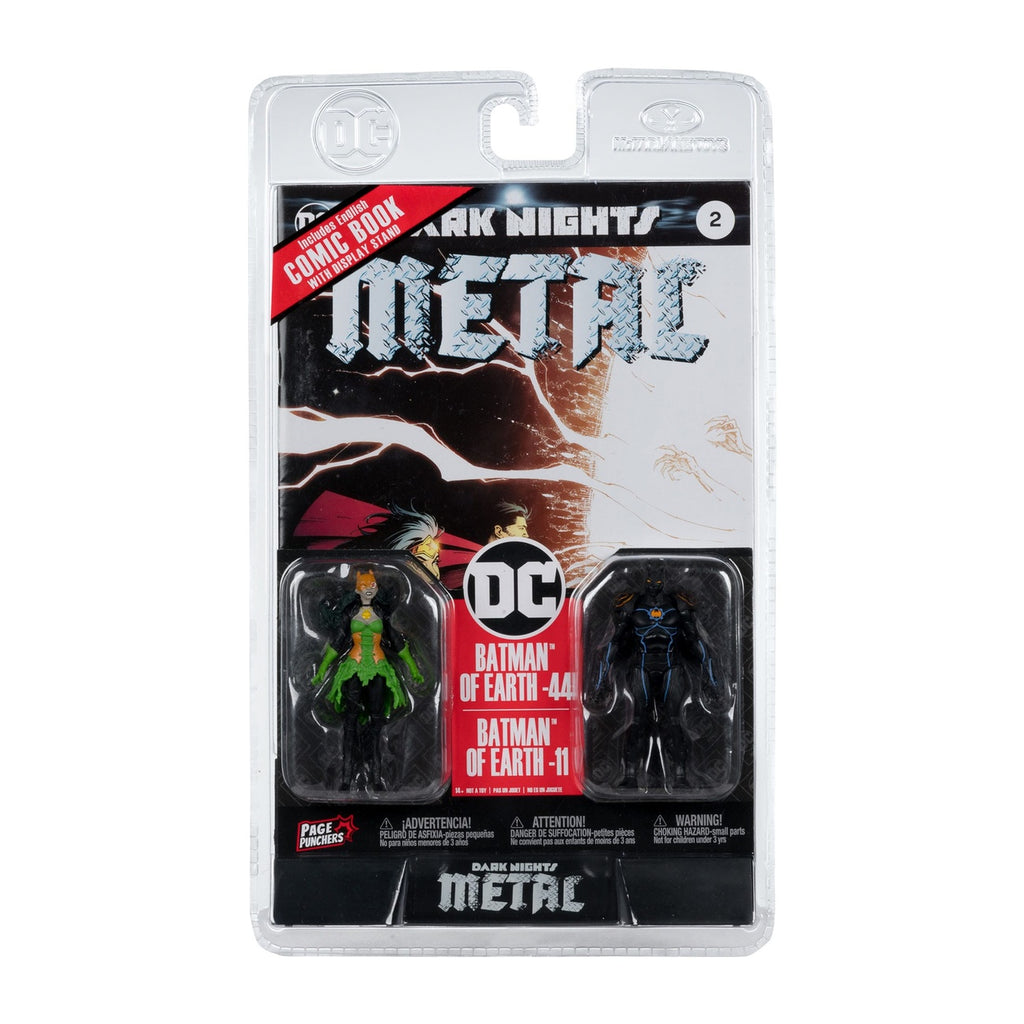 Zdjęcie produktu DC Direct Page Punchers zestaw 2 figurek akcji Batman of Earth-44 & Batman of Earth-11 (Dark Nights: Metal) 8 cm