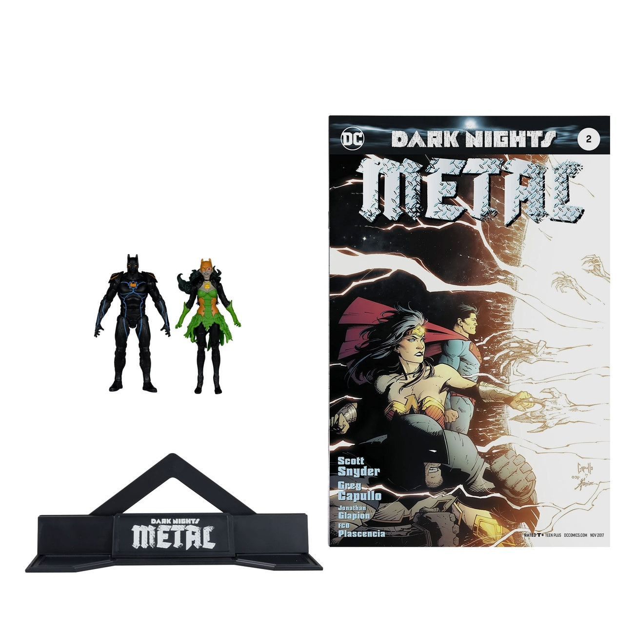 Zdjęcie produktu DC Direct Page Punchers zestaw 2 figurek akcji Batman of Earth-44 & Batman of Earth-11 (Dark Nights: Metal) 8 cm