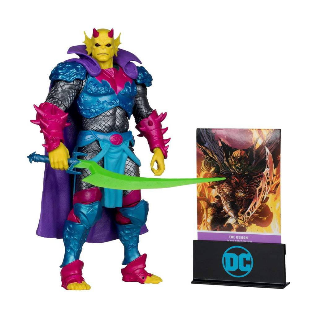 Zdjęcie produktu Figurka DC Multiverse The Demon (Demon Knights) Black Light Edition (Gold Label) 18 cm