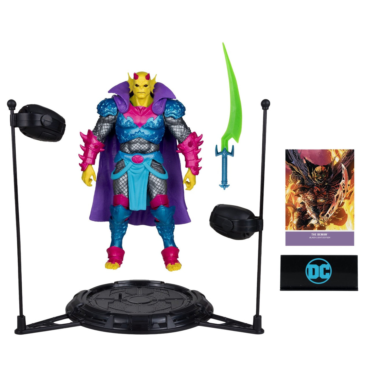 Zdjęcie produktu Figurka DC Multiverse The Demon (Demon Knights) Black Light Edition (Gold Label) 18 cm