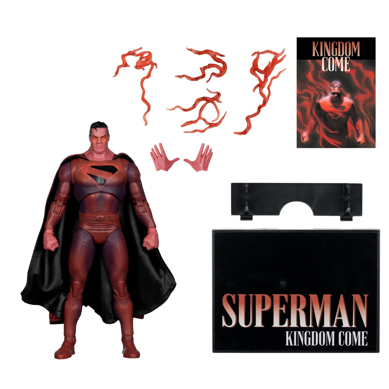 Zdjęcie produktu DC Multiverse McFarlane Cover Recreations figurka akcji Superman (Kingdom Come) (Gold Label) 18 cm