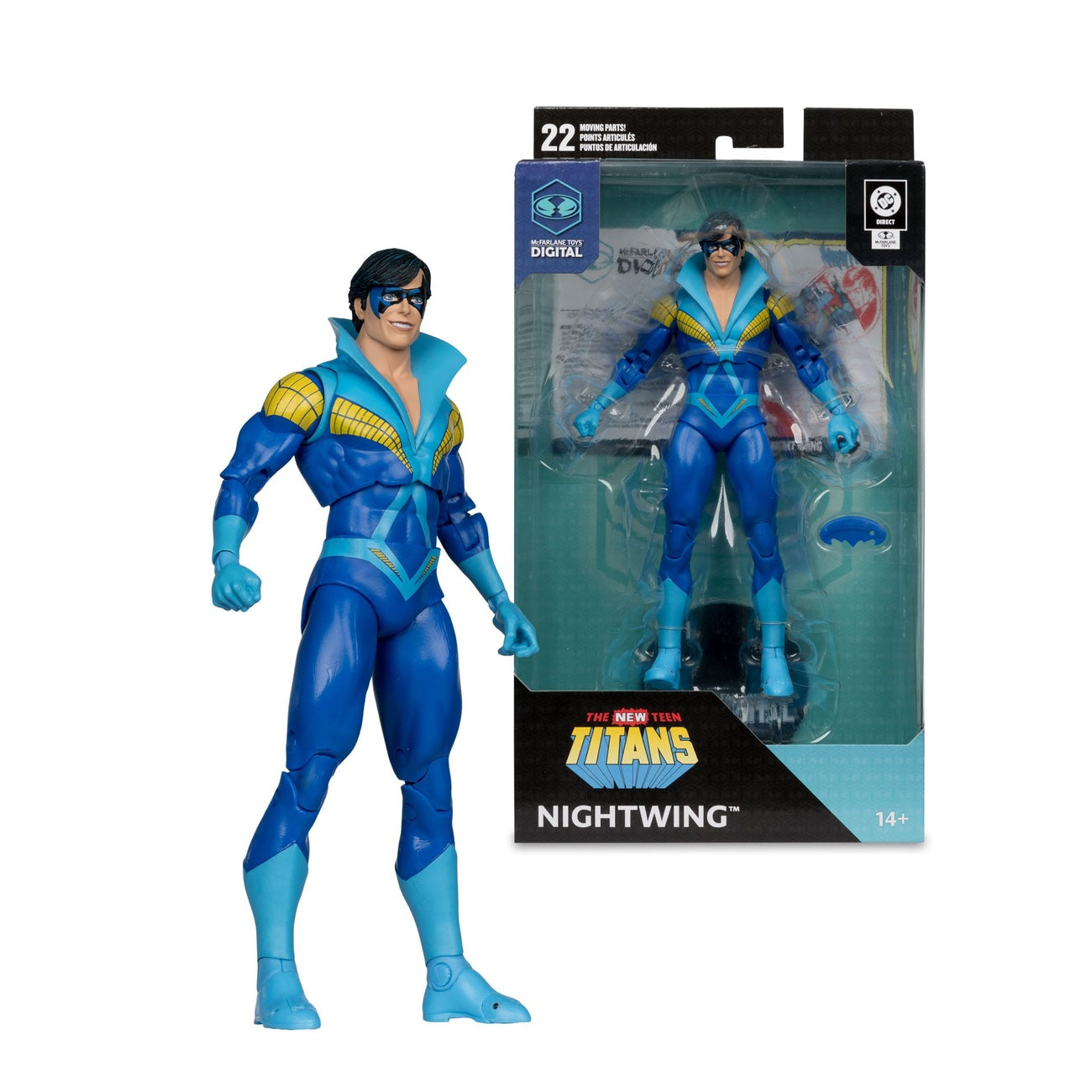 Zdjęcie produktu DC Direct McFarlane Toys cyfrowa figurka akcji Nightwing (Teen Titans) 18 cm