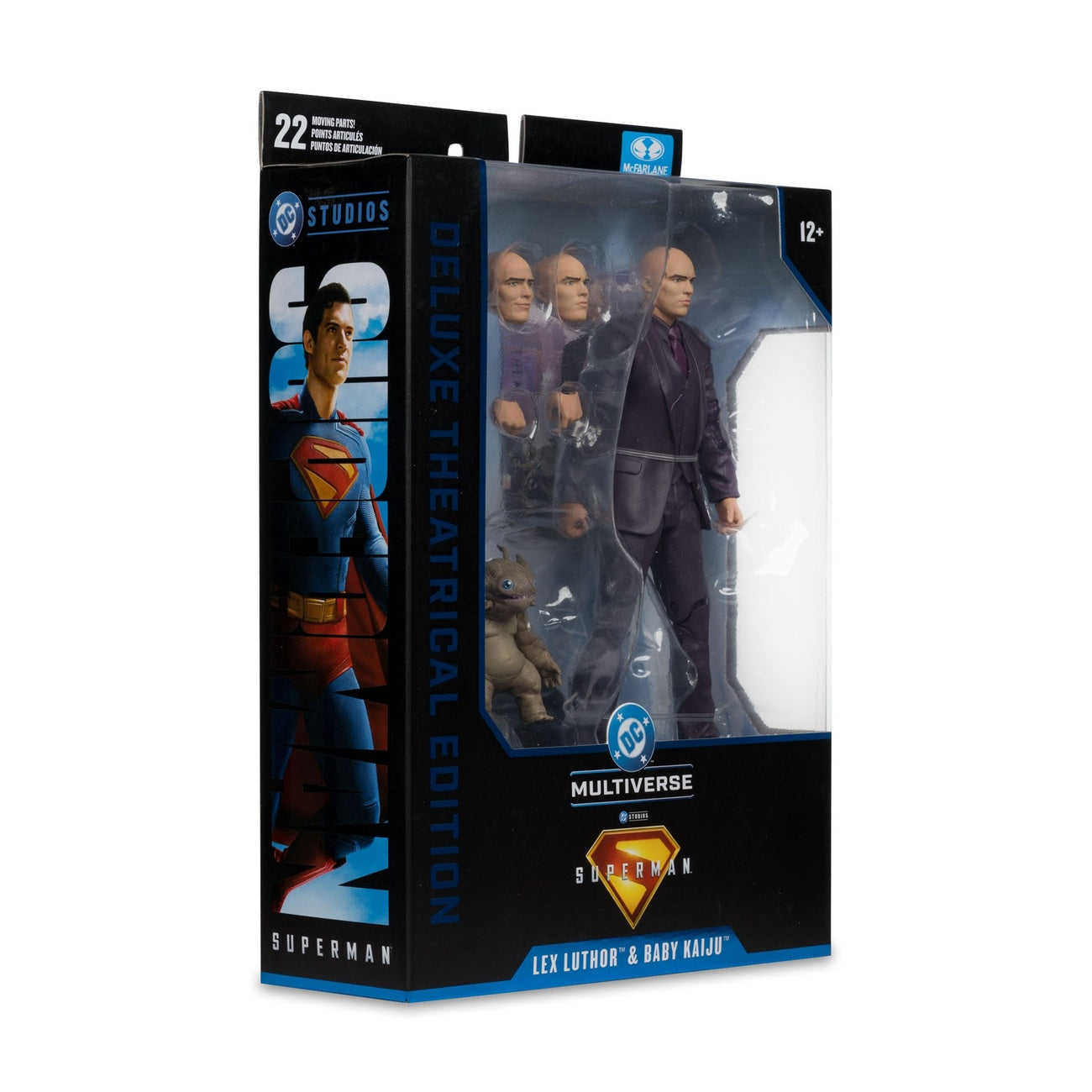Zdjęcie produktu Superman (2025) DC Multiverse Figurka Deluxe Lex Luthor with Baby Kaiju (Deluxe Theatrical Edition) 18 cm