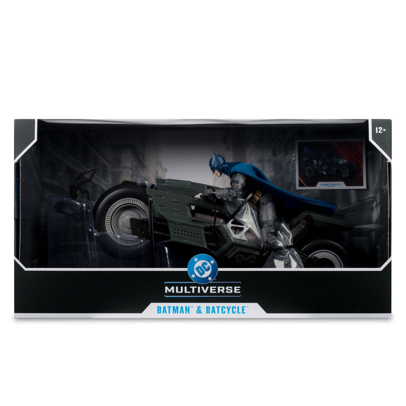 Product image The Flash DC Multiverse Vehicle Batcycle with Batman