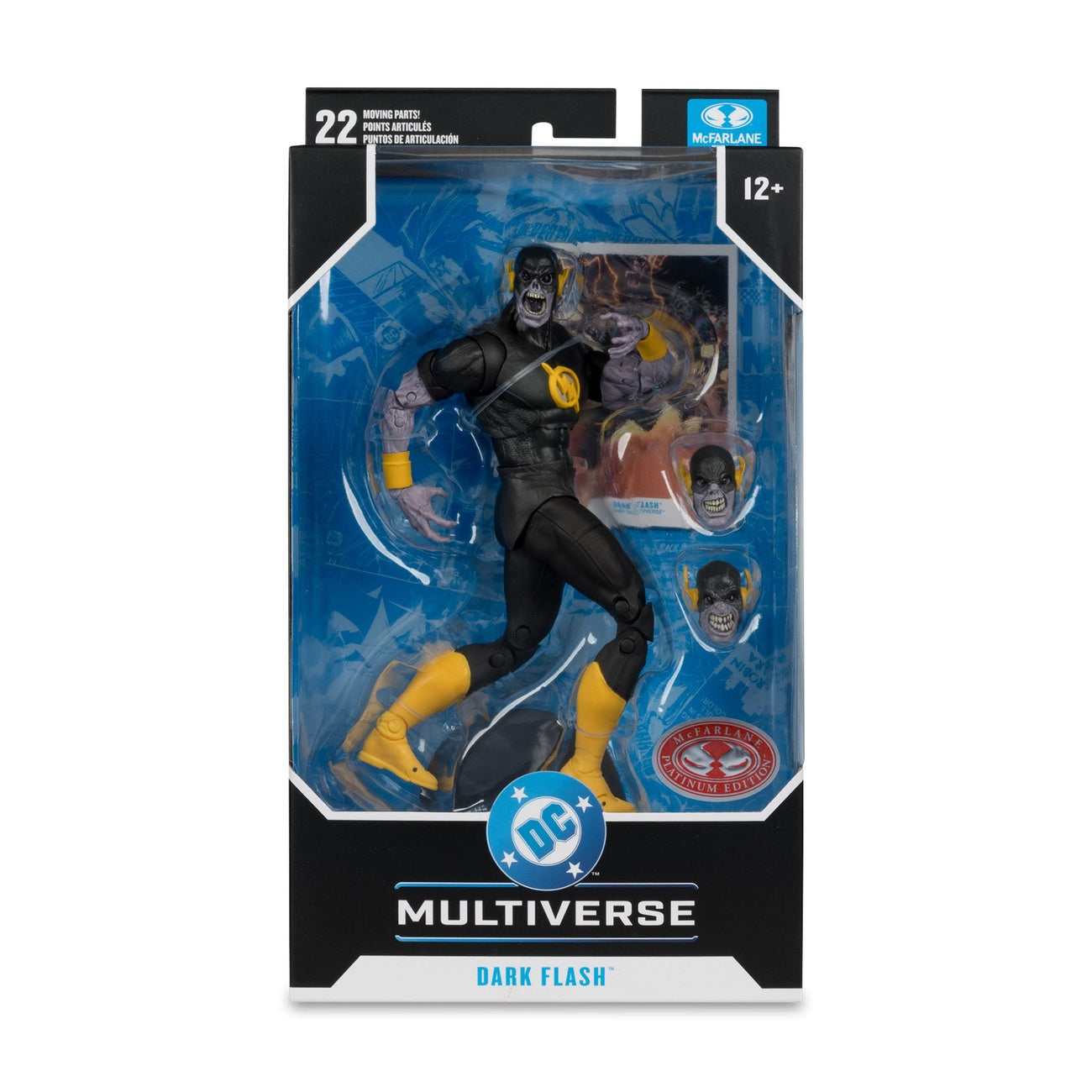 Zdjęcie produktu DC Comics DC Multiverse figurka akcji Dark Flash (Dark Multiverse) (Red Platinum Edition) 18 cm