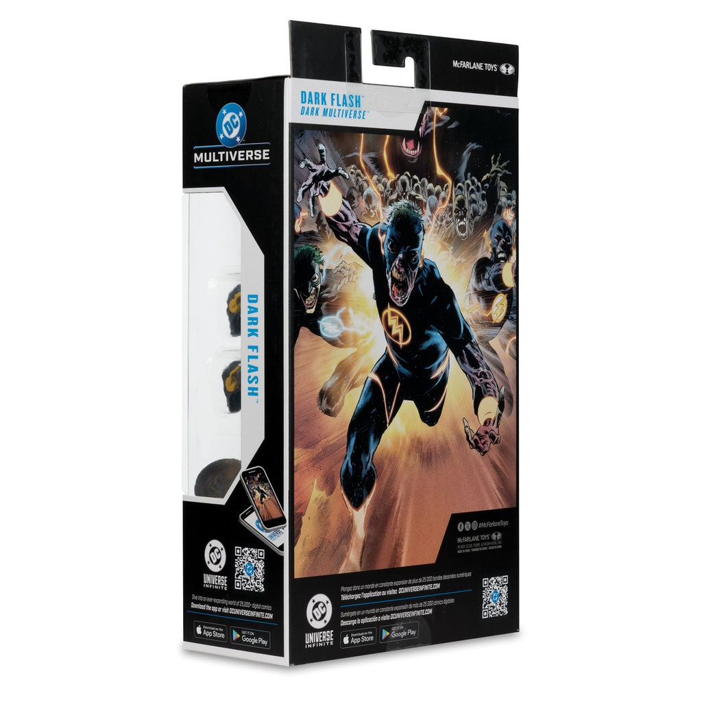 Zdjęcie produktu DC Comics DC Multiverse figurka akcji Dark Flash (Dark Multiverse) (Red Platinum Edition) 18 cm