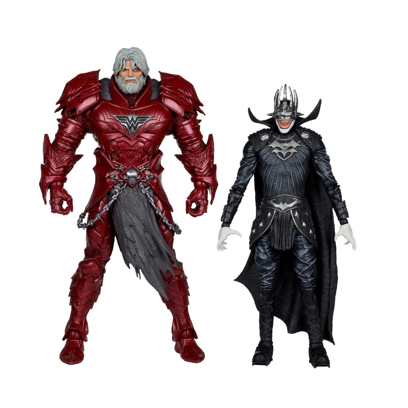 Zdjęcie produktu DC Multiverse McFarlane Collector Edition Figurki akcji Zestaw 2-pack nr 04 Batman Who Laughs (Knight Armor) & Merciless (Dark)