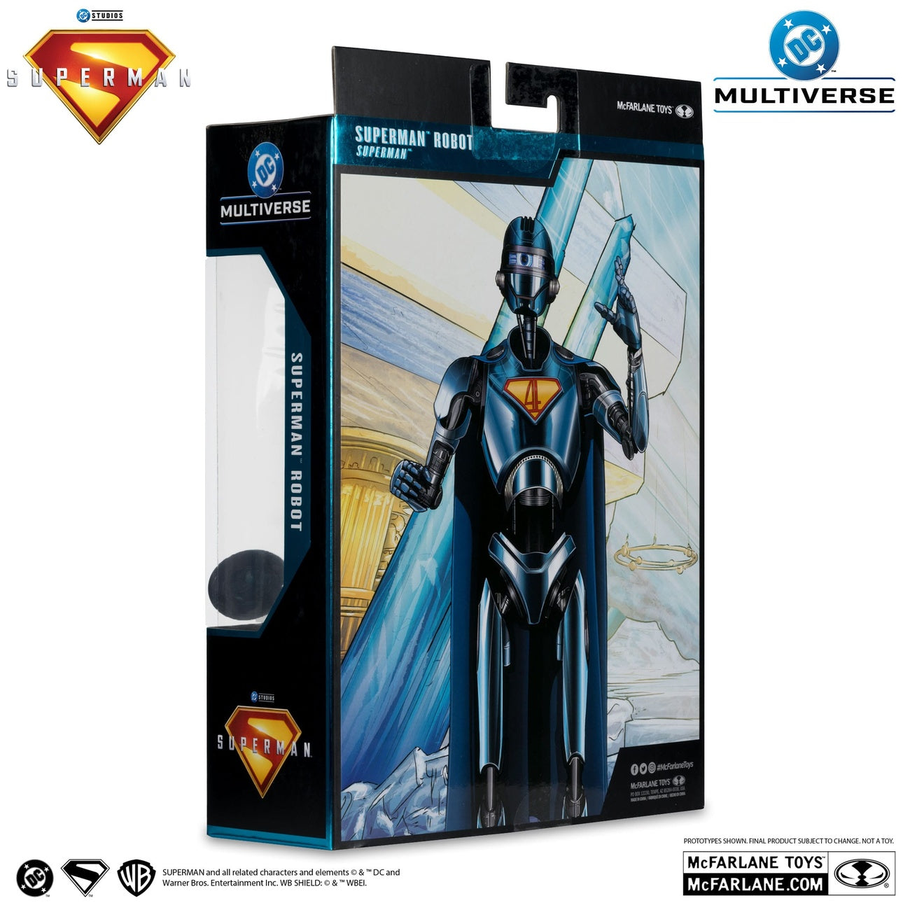 Product image Superman (2025) DC Multiverse Deluxe Action Figure Superman Robot (Red Platinum Edition) 18 cm