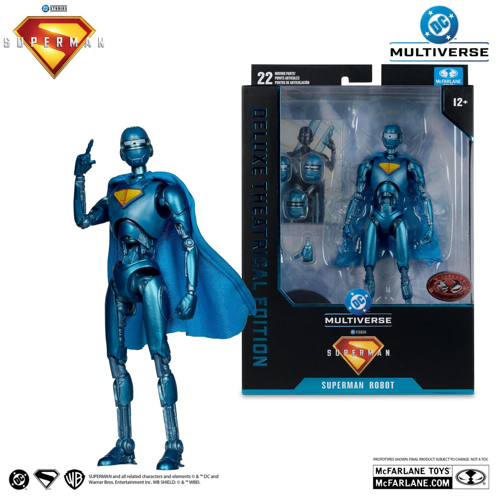Product image Superman (2025) DC Multiverse Deluxe Action Figure Superman Robot (Red Platinum Edition) 18 cm