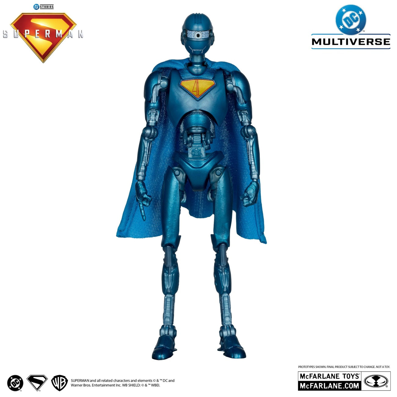Product image Superman (2025) DC Multiverse Deluxe Action Figure Superman Robot (Red Platinum Edition) 18 cm