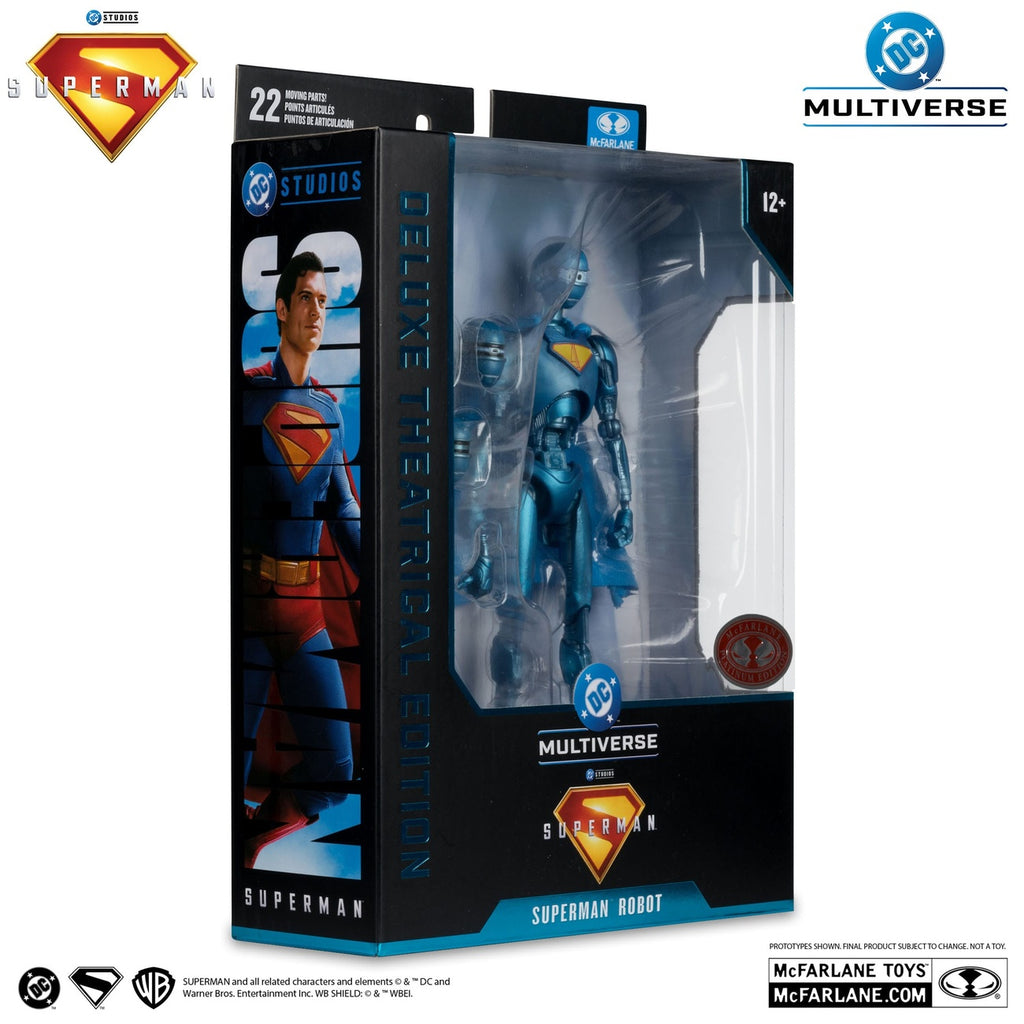 Product image Superman (2025) DC Multiverse Deluxe Action Figure Superman Robot (Red Platinum Edition) 18 cm