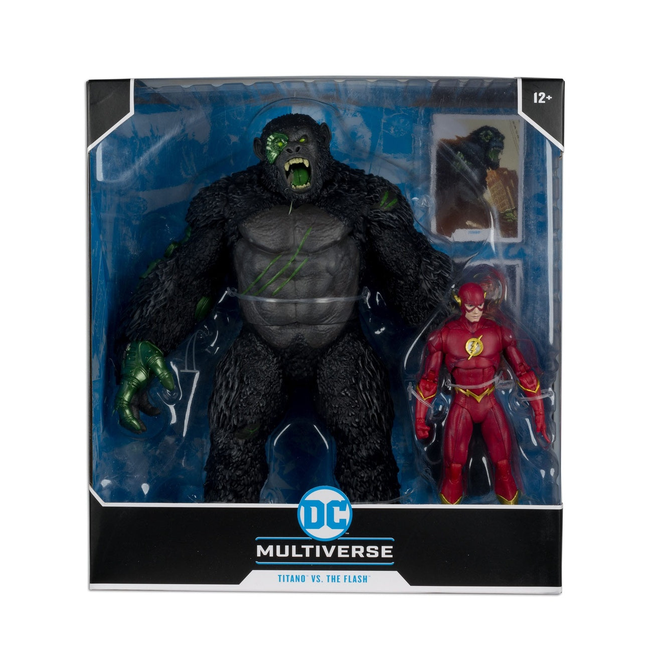 Zdjęcie produktu Figurki akcji DC Multiverse zestaw 2-pack Flash vs. Titano 18 cm