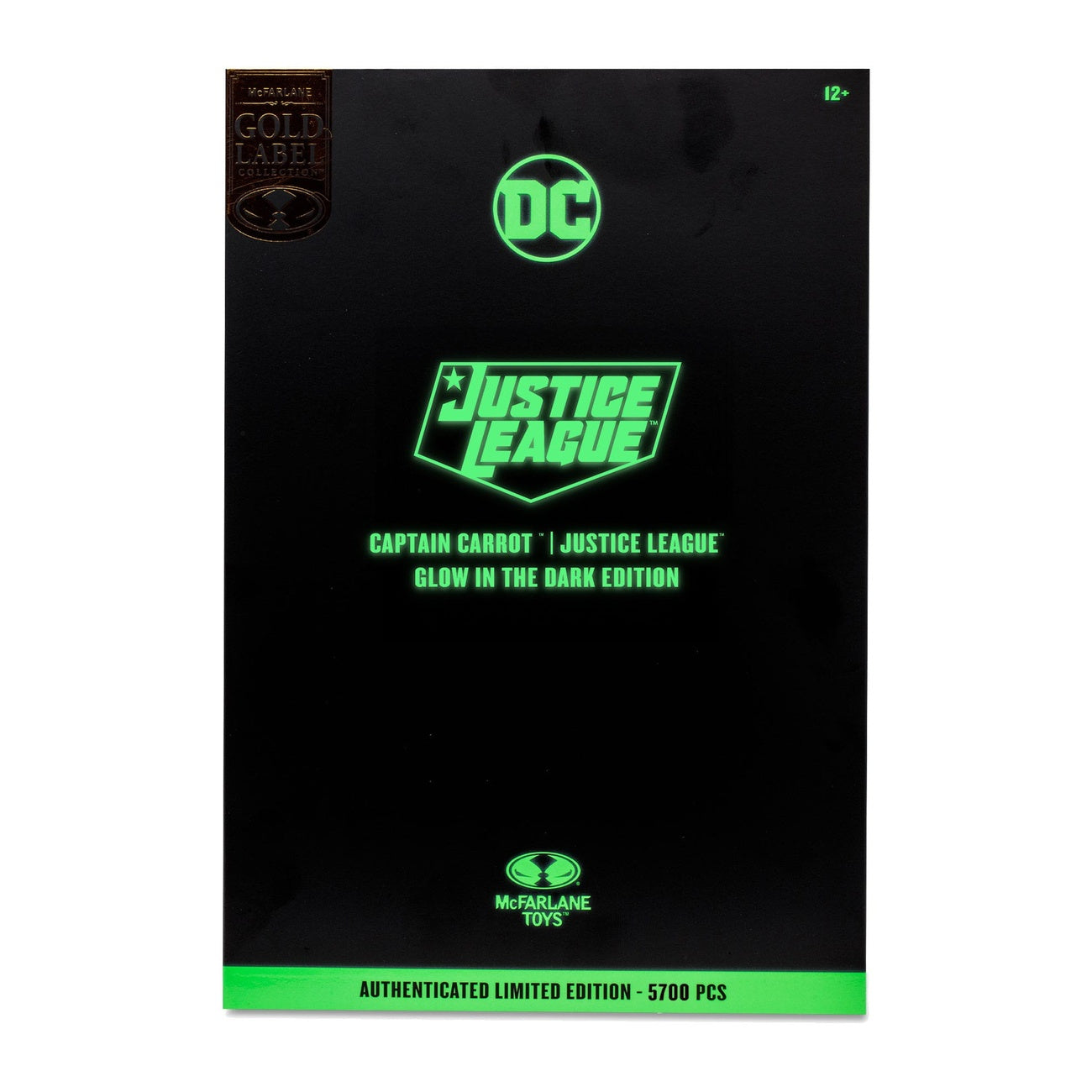 Zdjęcie produktu Figurka DC Multiverse Captain Carrot (Justice League Incarnate) Glow in the Dark Edition (Gold Label) 18 cm