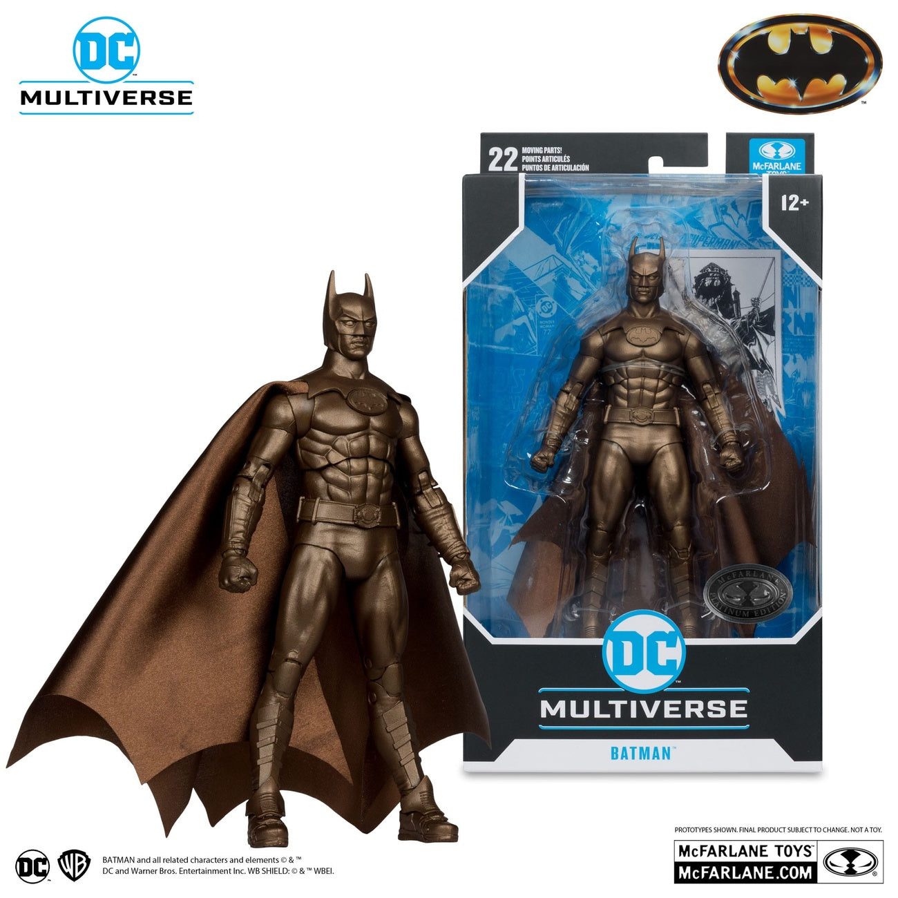 Zdjęcie produktu Batman (1989) Figurka DC Multiverse Batman (Platinum Edition) 18 cm