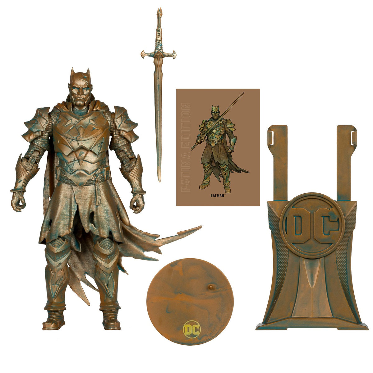 Zdjęcie produktu Figurka DC Multiverse Batman (Dark Knights of Steel) (Gold Label) 18 cm