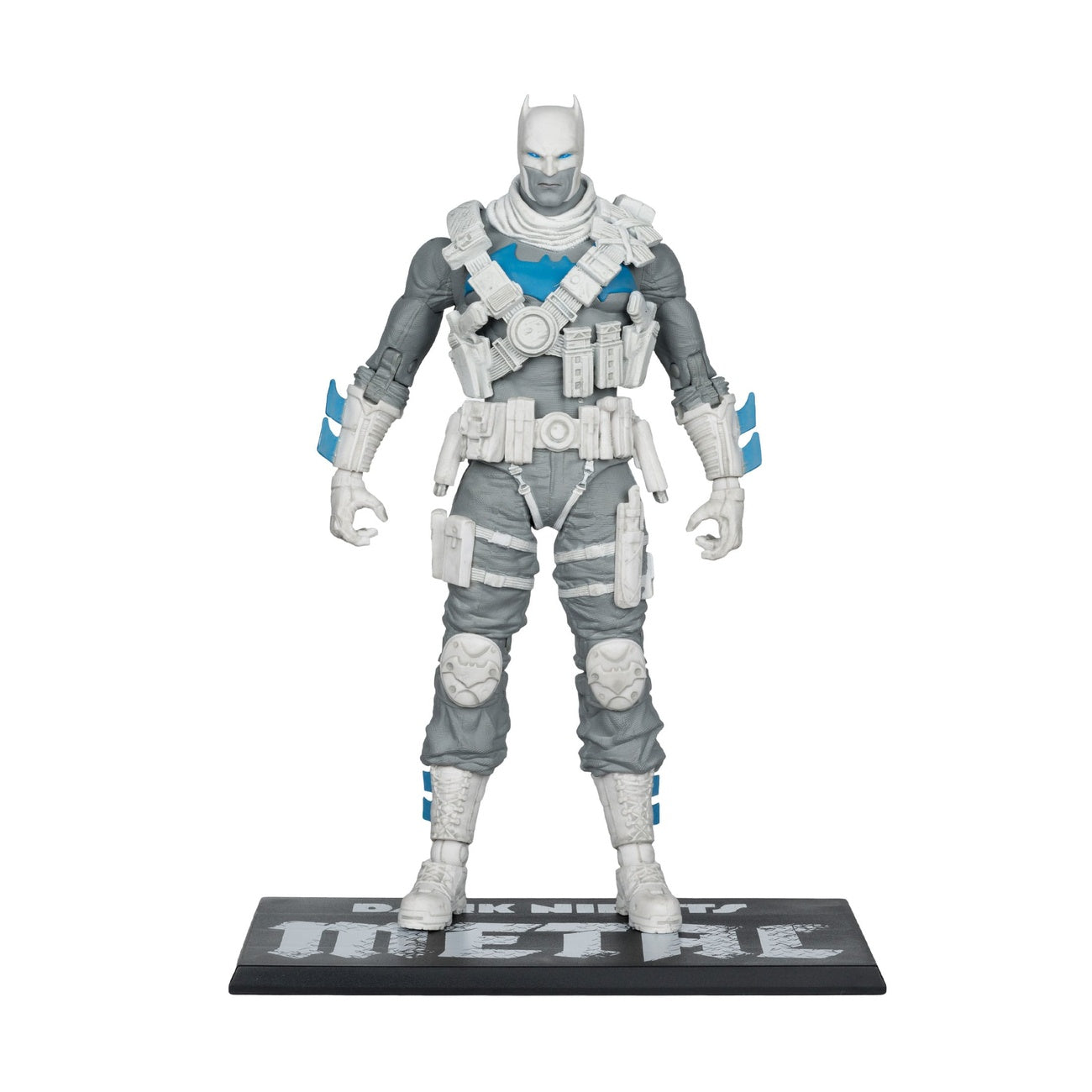 Zdjęcie produktu Figurka DC Multiverse The Grim Knight (Dark Nights: Metal) (Black & White Accent Edition) (Gold Label) 18 cm