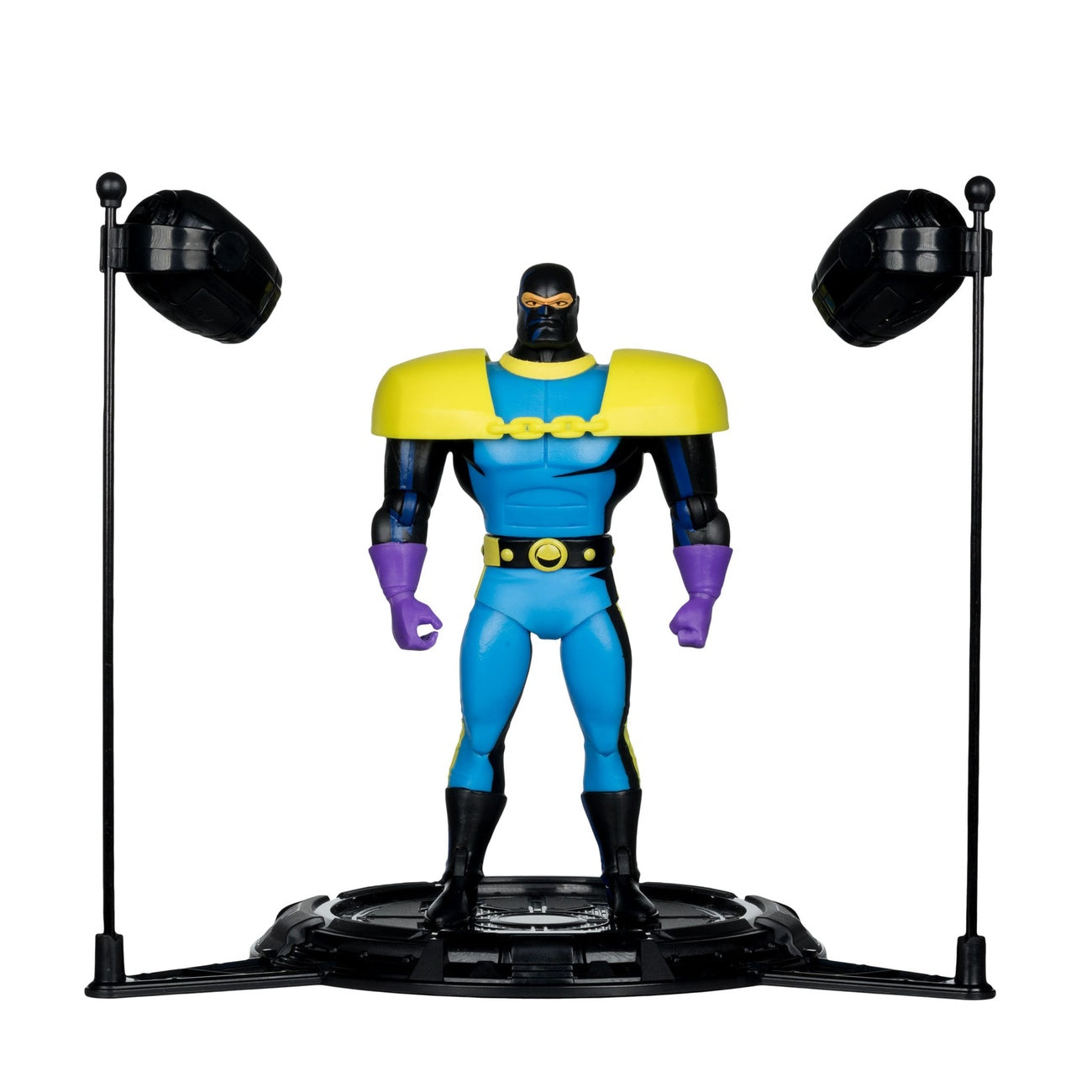 Zdjęcie produktu Batman: The Animated Series figurka DC Direct Build-A Wave 5 Lock-Up Black Light Edition (Gold Label) 15 cm