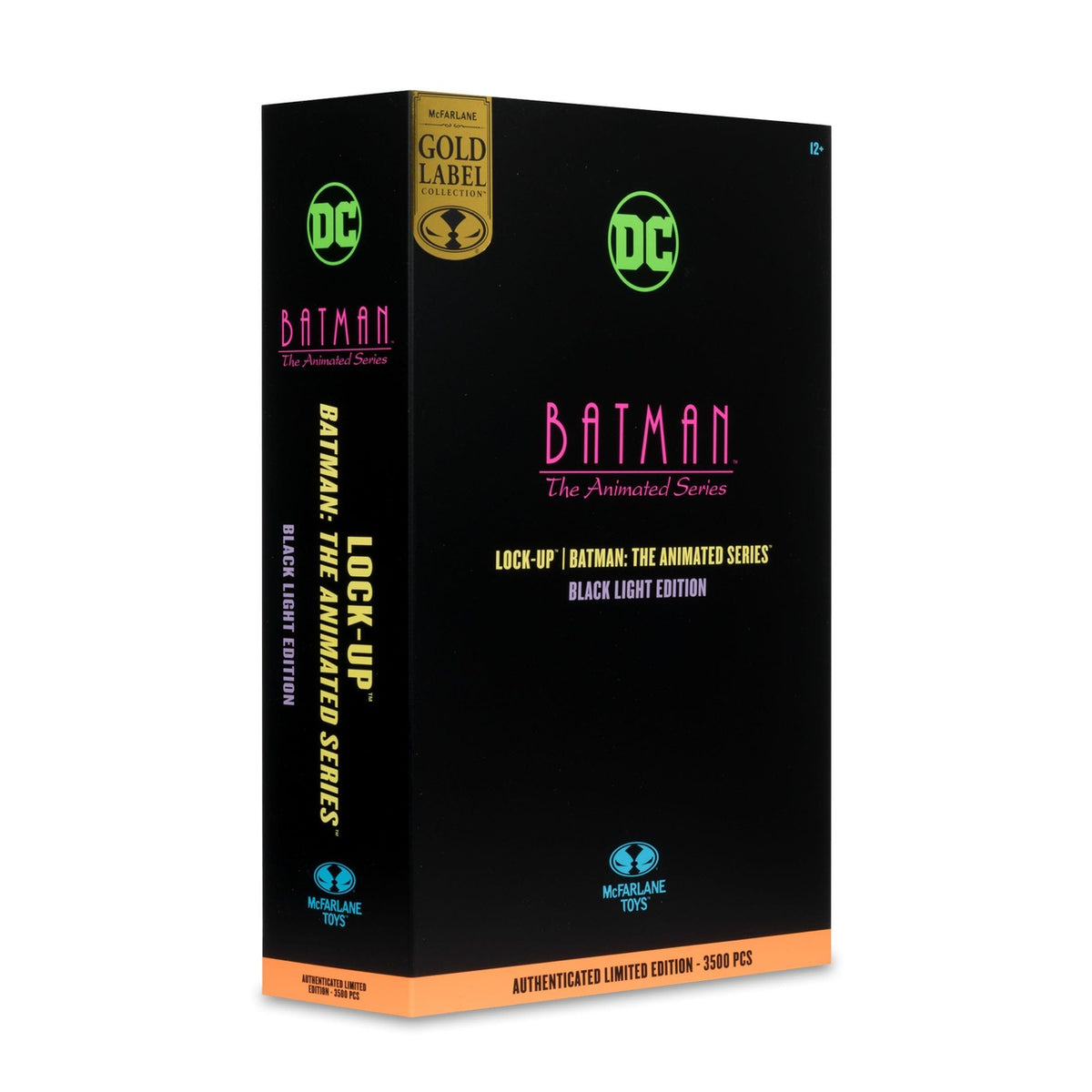 Zdjęcie produktu Batman: The Animated Series figurka DC Direct Build-A Wave 5 Lock-Up Black Light Edition (Gold Label) 15 cm