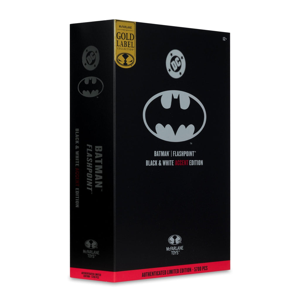 Zdjęcie produktu Figurka DC Multiverse Batman (Flashpoint) (Black & White Accent Edition) (Gold Label) 18 cm