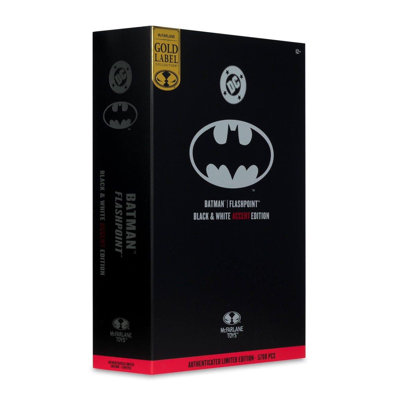 Zdjęcie produktu Figurka DC Multiverse Batman (Flashpoint) (Black & White Accent Edition) (Gold Label) 18 cm