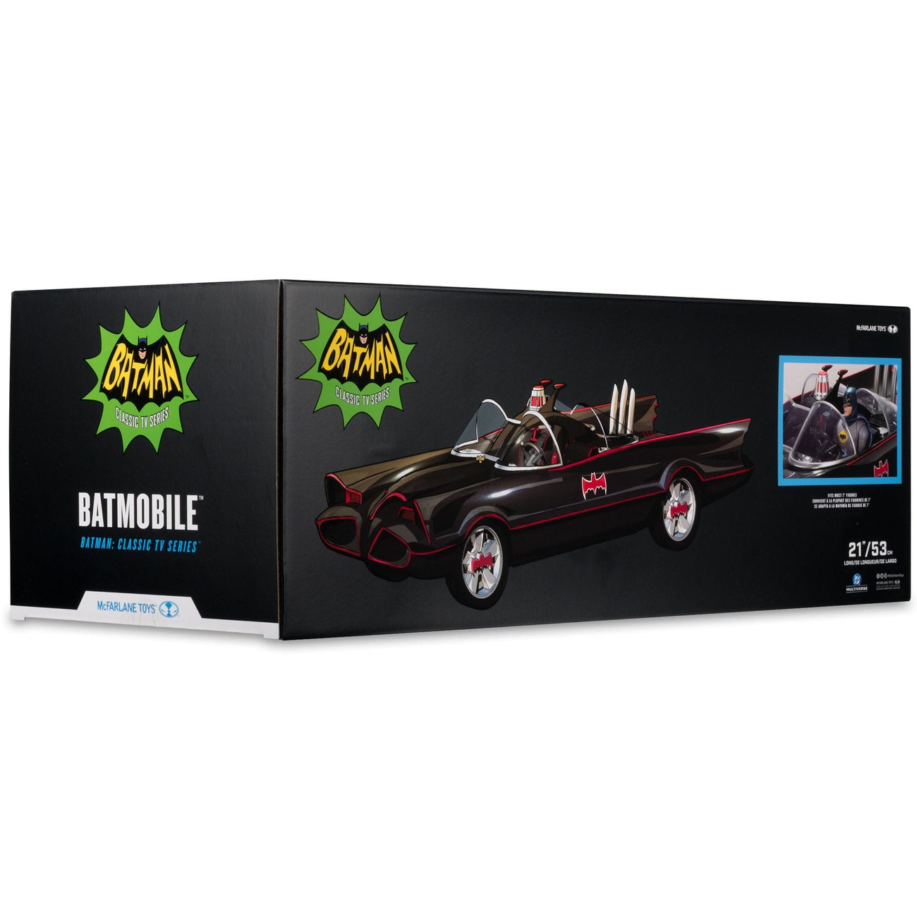 Zdjęcie produktu Batman (1966) Pojazd Batmobil DC Multiverse 53 cm