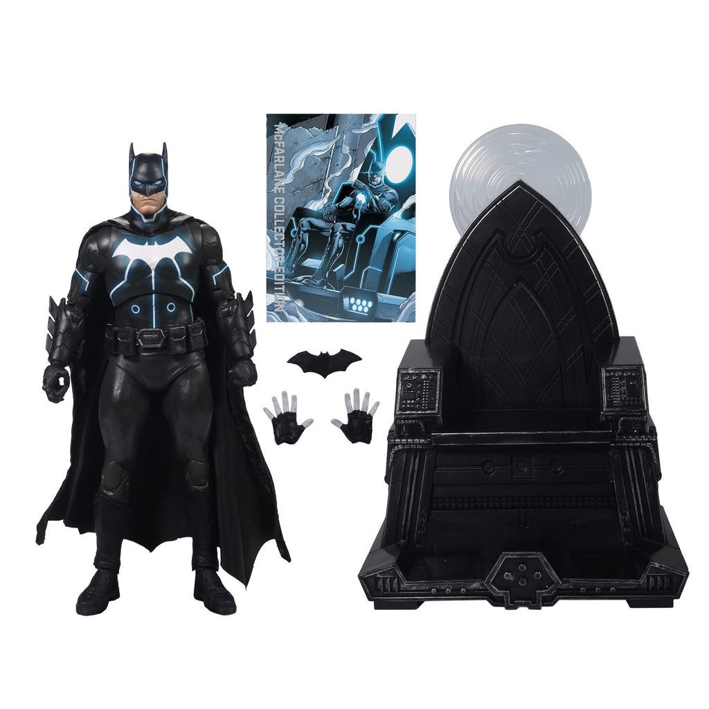 Zdjęcie produktu DC Multiverse McFarlane Collector Edition Figurka akcji nr 47 Batman & Mobius Chair (Darkseid War) 18 cm