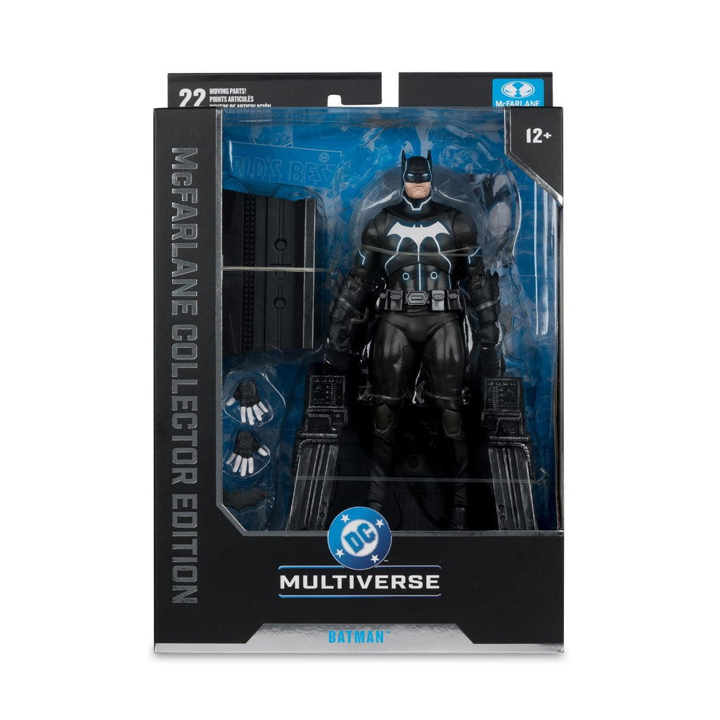 Zdjęcie produktu DC Multiverse McFarlane Collector Edition Figurka akcji nr 47 Batman & Mobius Chair (Darkseid War) 18 cm