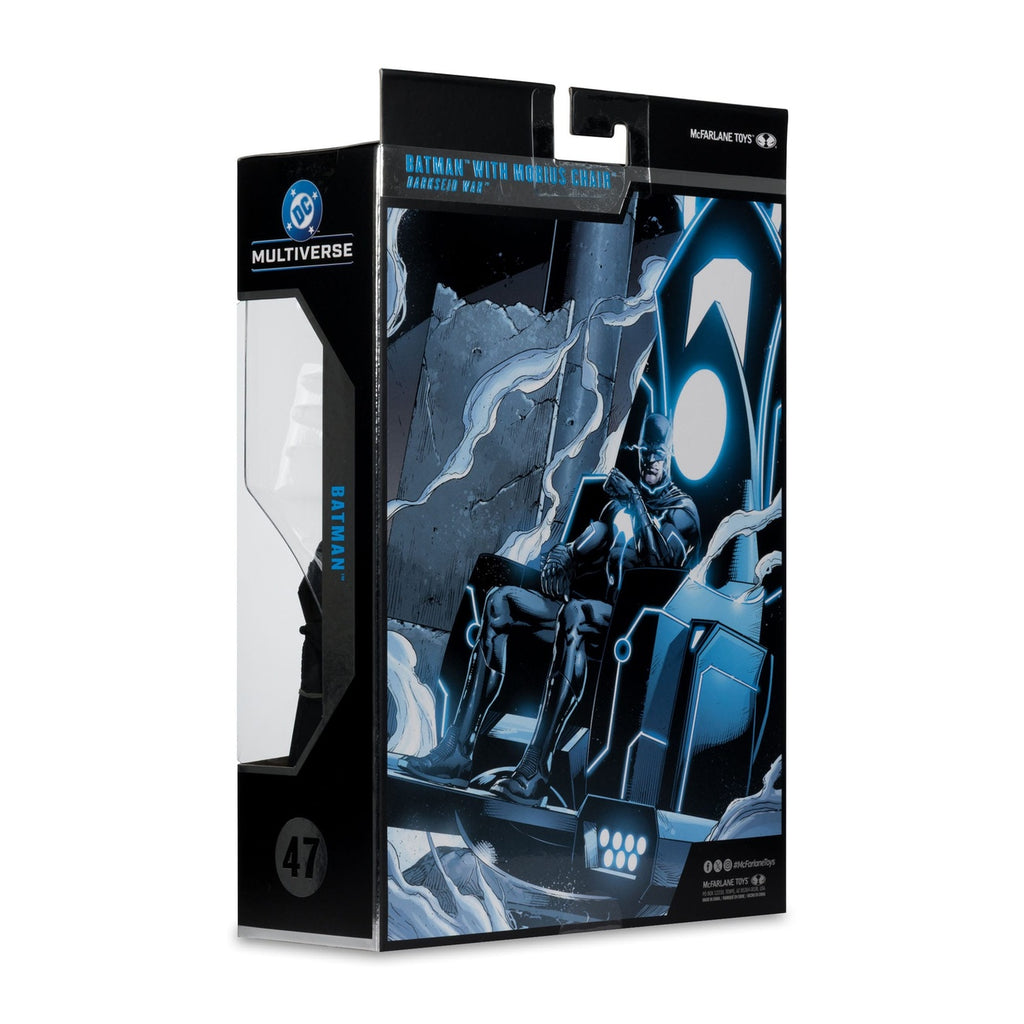 Zdjęcie produktu DC Multiverse McFarlane Collector Edition Figurka akcji nr 47 Batman & Mobius Chair (Darkseid War) 18 cm