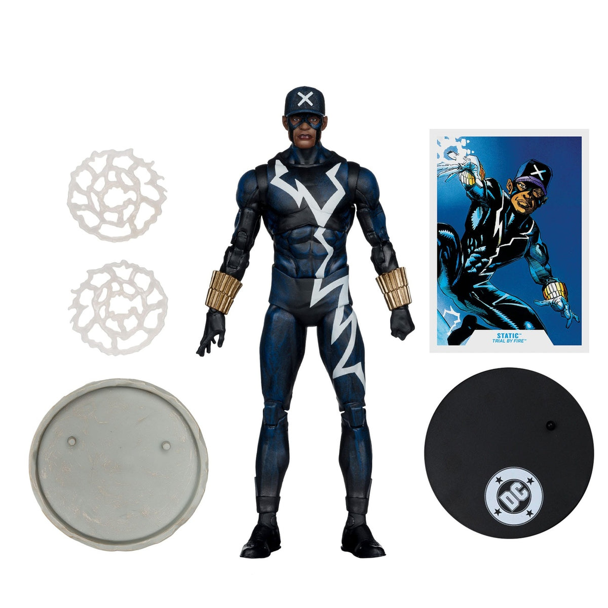 Zdjęcie produktu DC Multiverse figurka akcji Static Shock (Trial by Fire) (Gold Label) 18 cm
