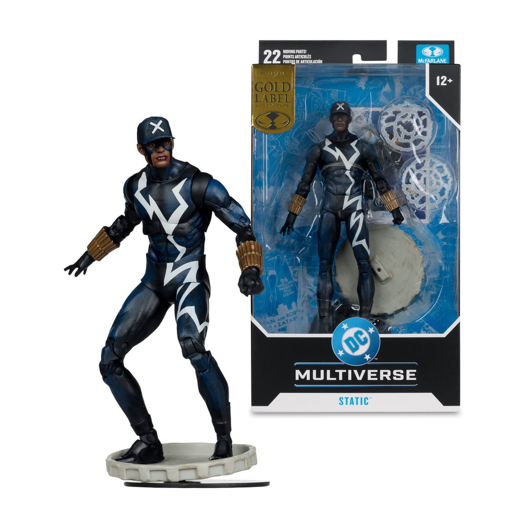 Zdjęcie produktu DC Multiverse figurka akcji Static Shock (Trial by Fire) (Gold Label) 18 cm