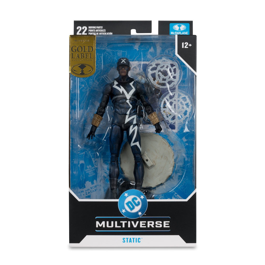 Zdjęcie produktu DC Multiverse figurka akcji Static Shock (Trial by Fire) (Gold Label) 18 cm