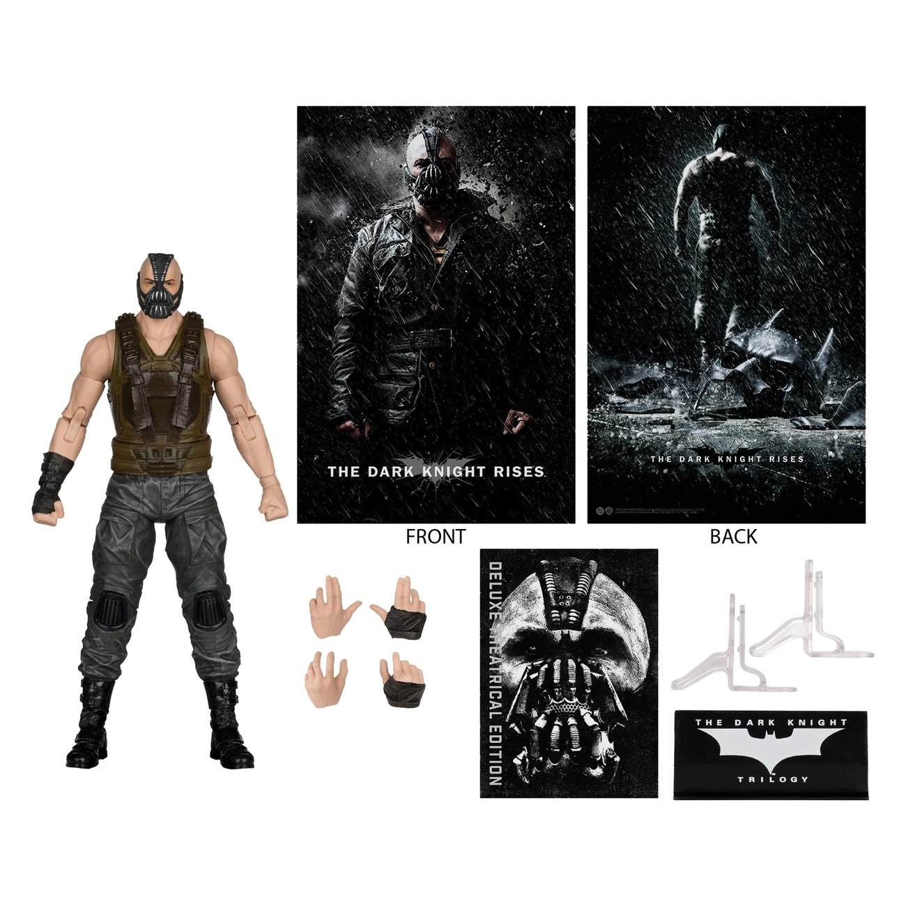 Zdjęcie produktu The Dark Knight Rises DC Multiverse Deluxe Theatrical Edition Figurka akcji Bane 19 cm