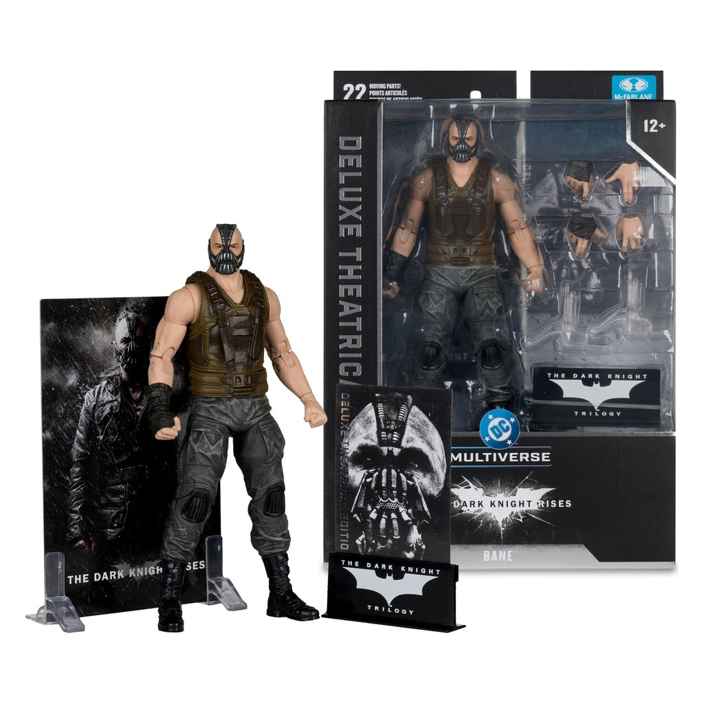 Zdjęcie produktu The Dark Knight Rises DC Multiverse Deluxe Theatrical Edition Figurka akcji Bane 19 cm