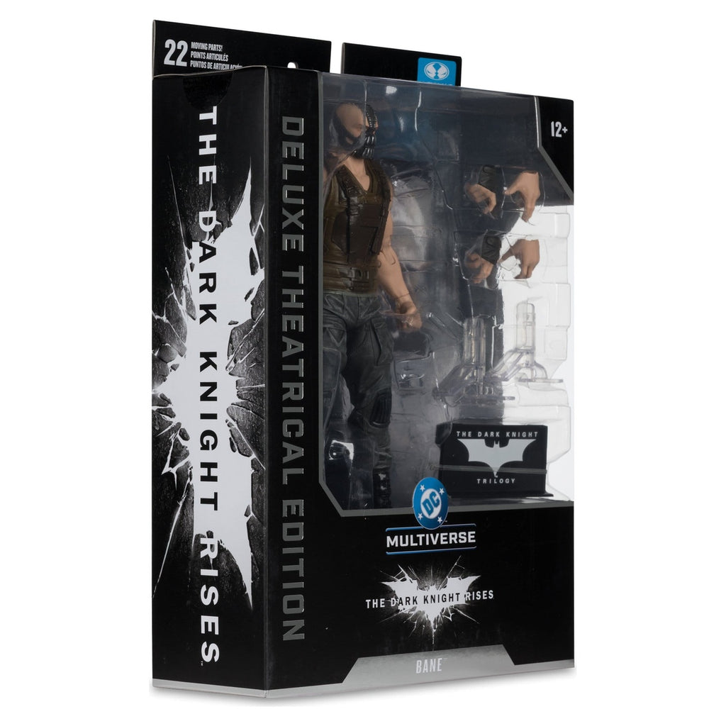 Zdjęcie produktu The Dark Knight Rises DC Multiverse Deluxe Theatrical Edition Figurka akcji Bane 19 cm