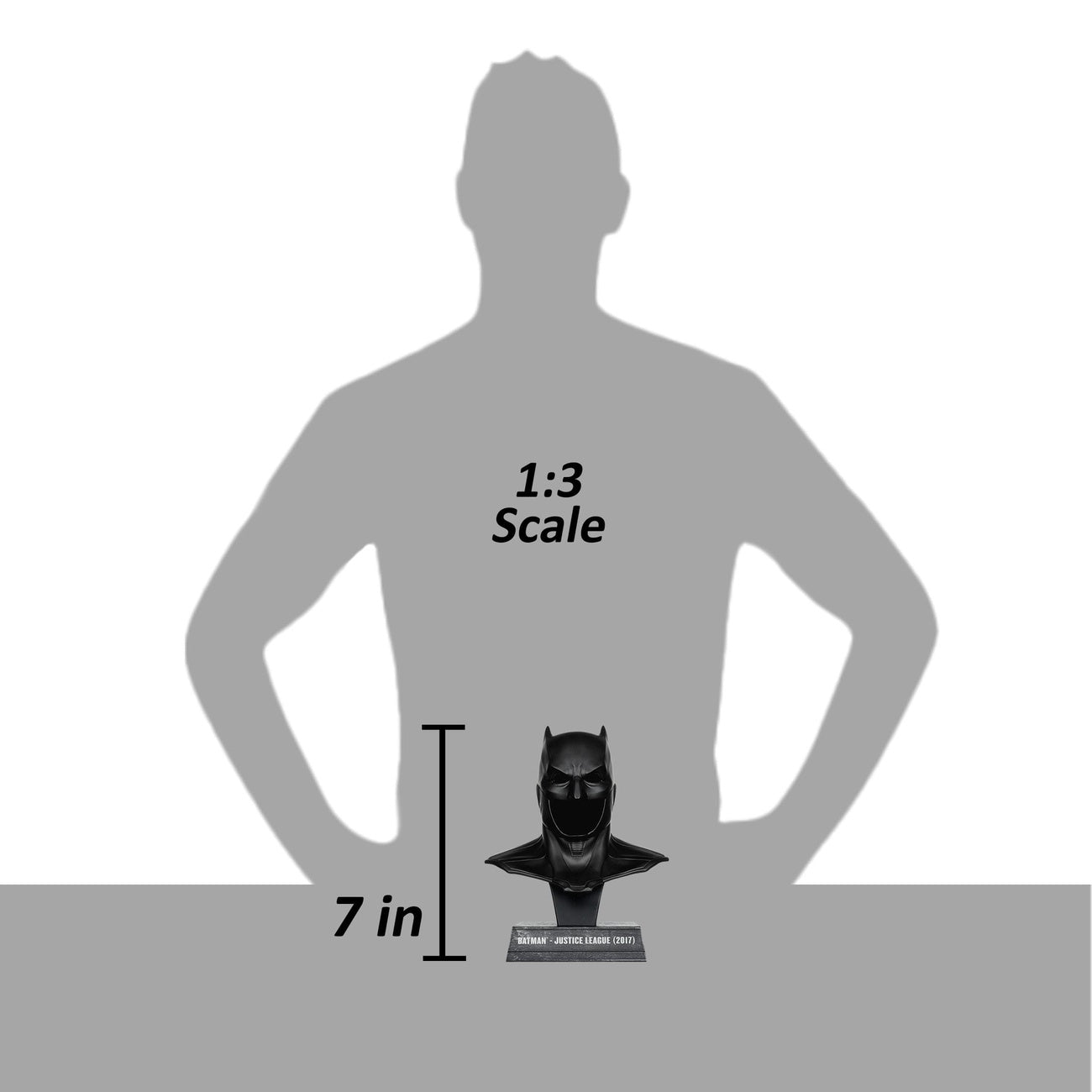 Product image Batman DC Direct Mini Replica 1/3 Batman Mask (Justice League Tactical Suit) 19 cm