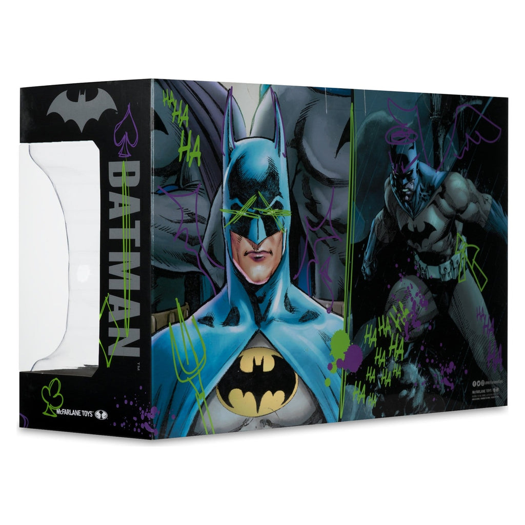 Product image Batman DC Direct Mini Replica 1/3 2-Pack Batman Masks Hush & Knightfall (Jokerized) (Gold Label) 18 cm
