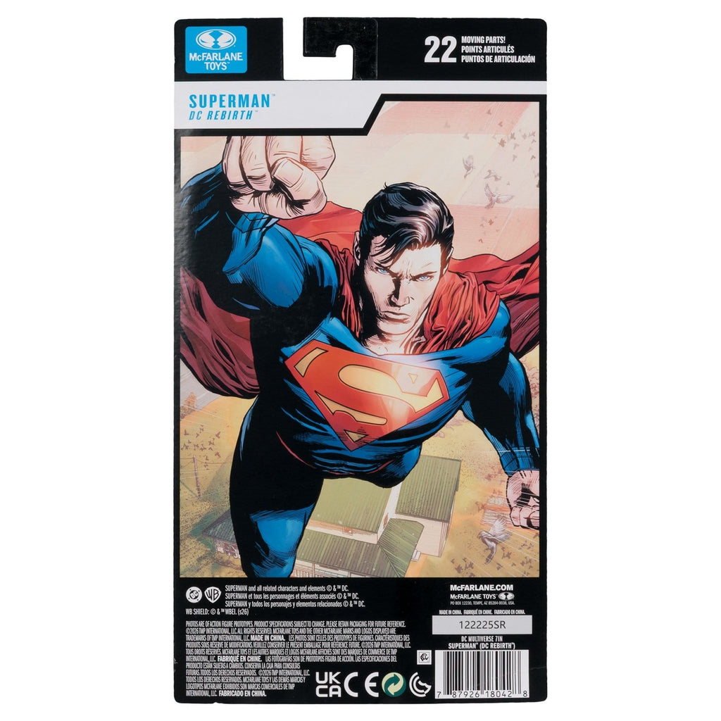 Zdjęcie produktu DC Multiverse Figurka akcji Superman (Rebirth) (Blister Card) 18 cm