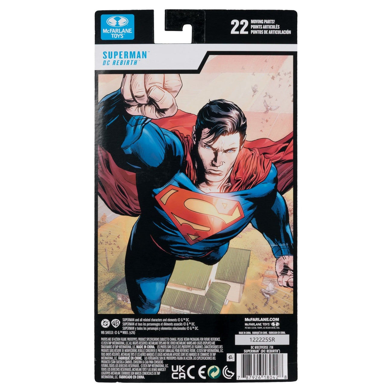 Zdjęcie produktu DC Multiverse Figurka akcji Superman (Rebirth) (Blister Card) 18 cm