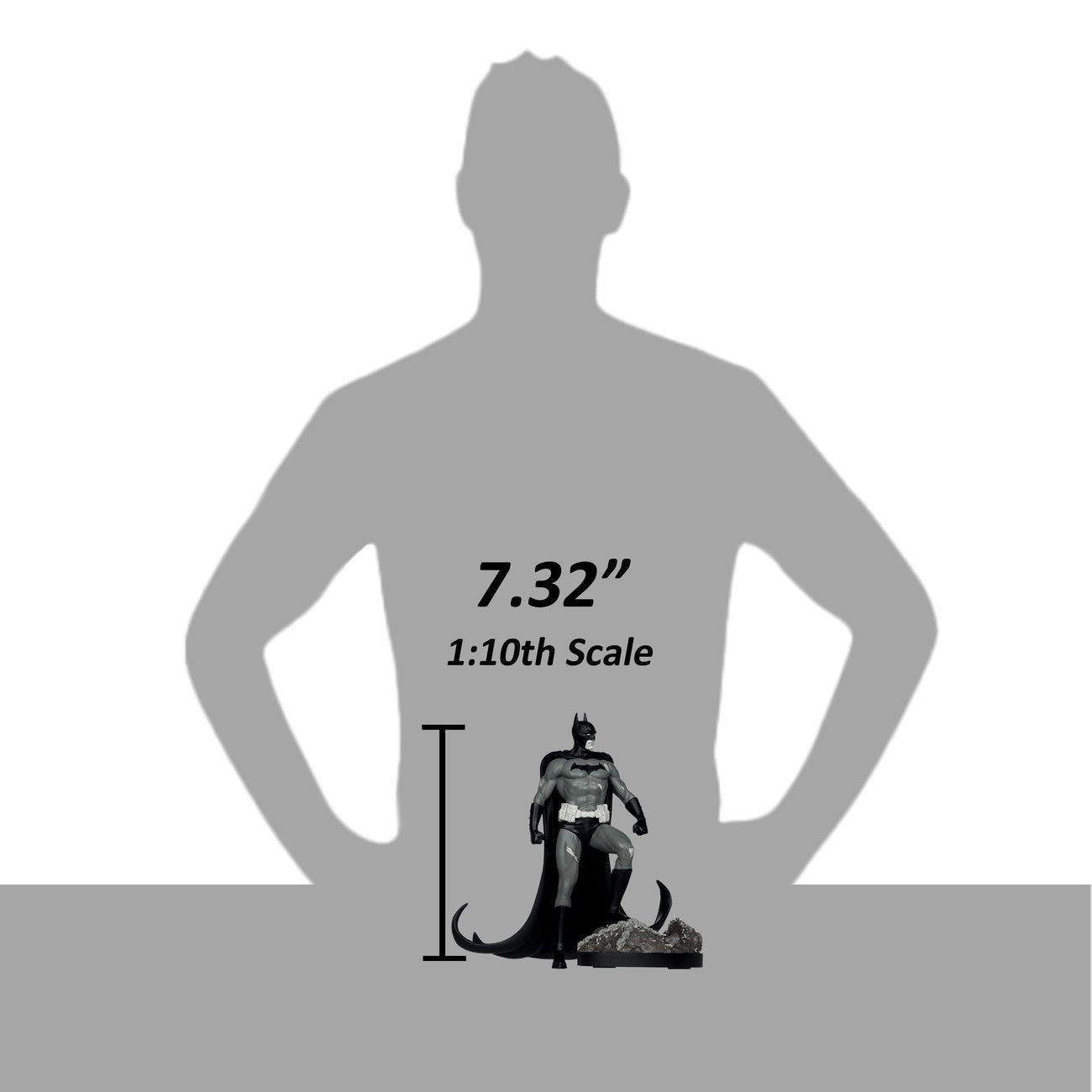 Zdjęcie produktu DC Direct Figura 1/10 Batman by Bjorn Barends (Black & White) 18 cm