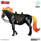 Zdjęcie produktu Figurka akcji Spawn Bloodaxe z koniem (Spawn: The Dark Ages) (McFarlane Toys 30th Anniversary) (Gold Label) 18 cm