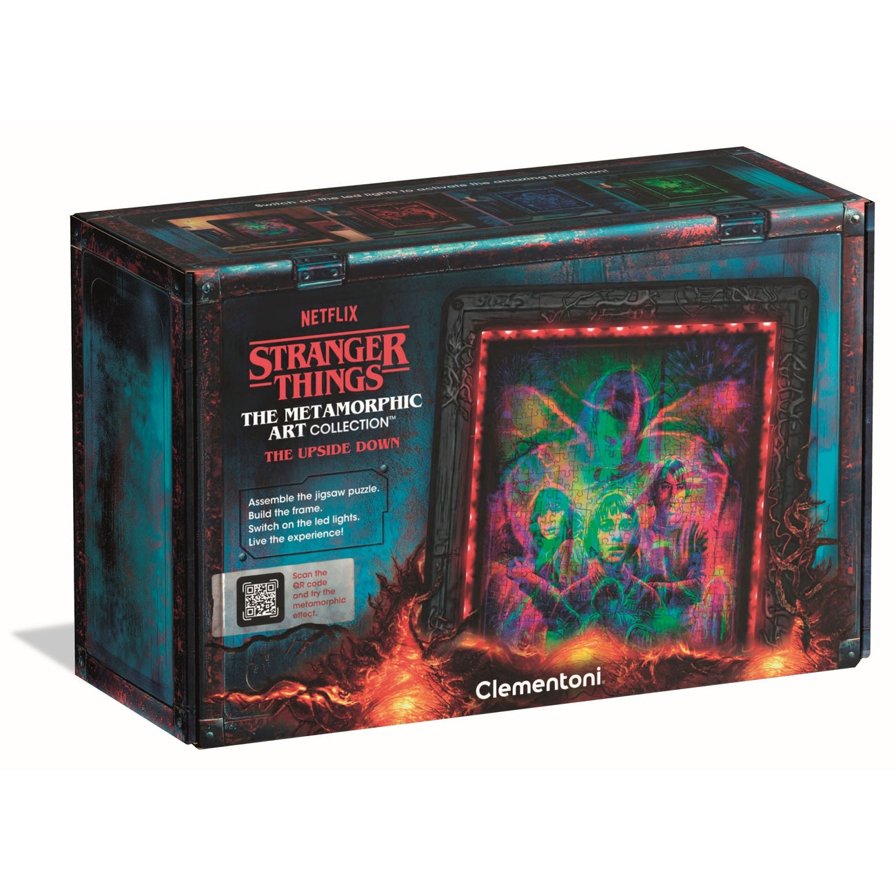 Zdjęcie produktu Stranger Things Metamorphic Art Collection puzzle ze świecącym efektem The Upside (520 elementów)