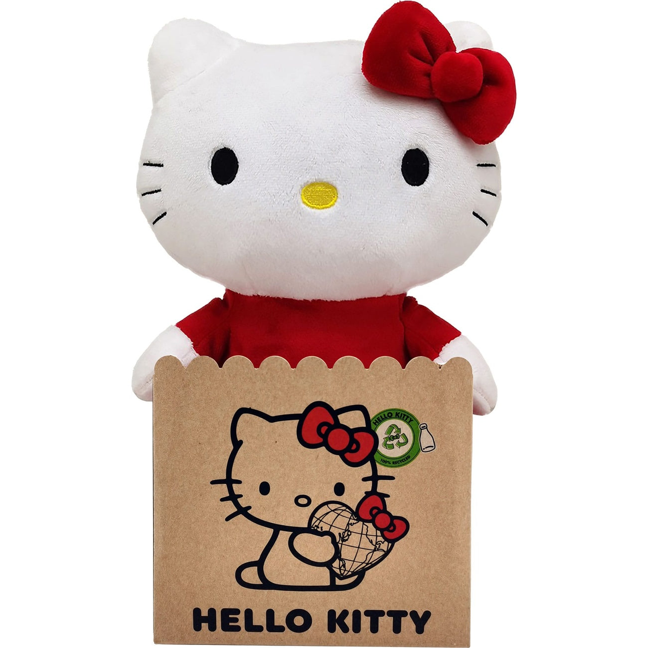 Zdjęcie produktu Sanrio pluszowa figurka Hello Kitty w czerwonej sukience 24 cm