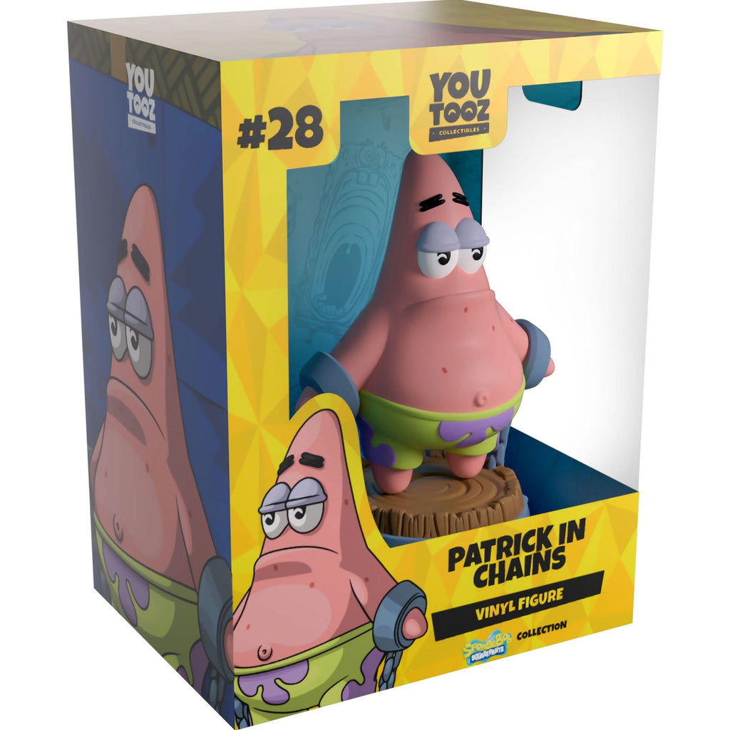 Zdjęcie produktu SpongeBob Kanciastoporty figurka winylowa Patrick In Chains 13 cm