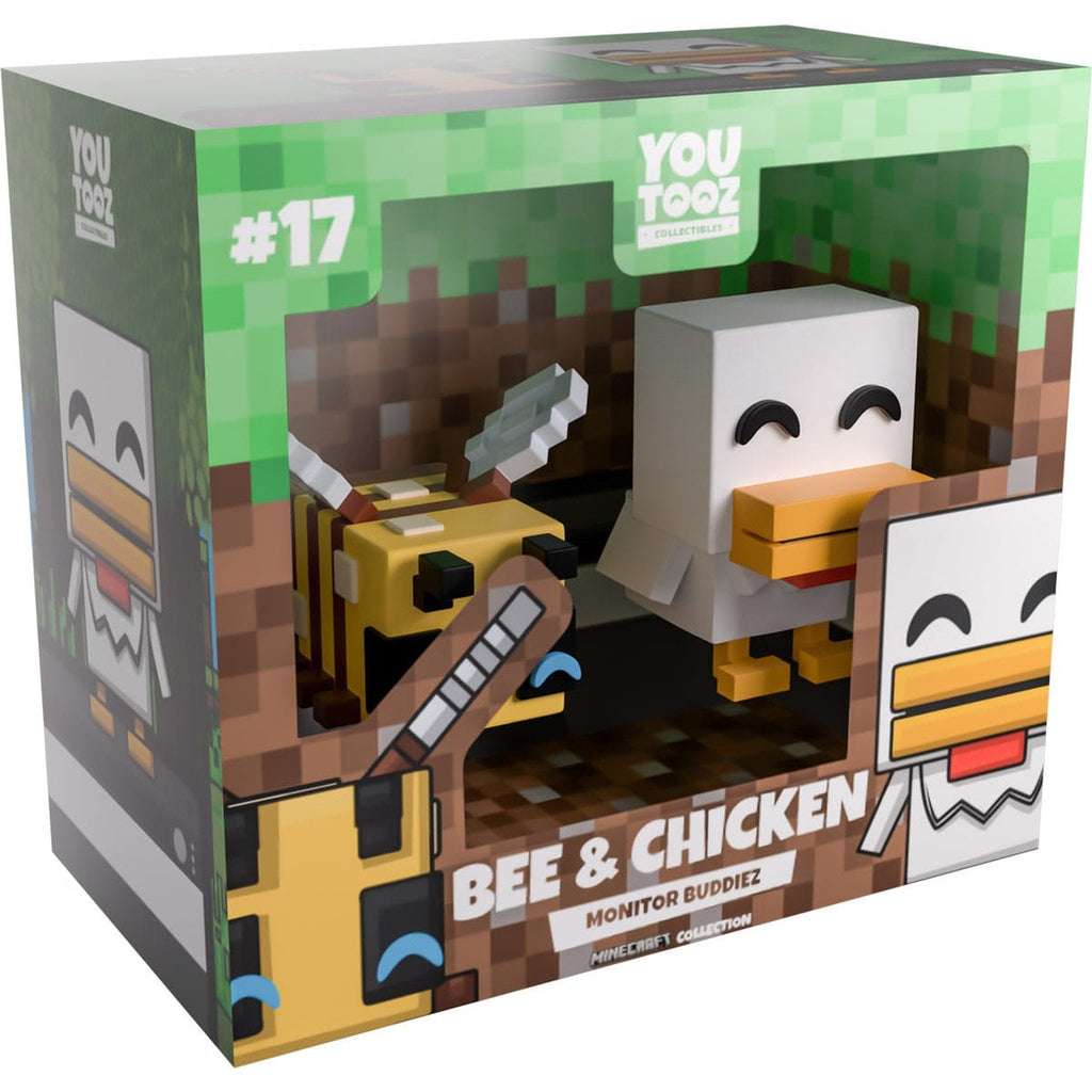 Product image Minecraft Vinyl Figures Bee and Chicken Monitor Buddiez