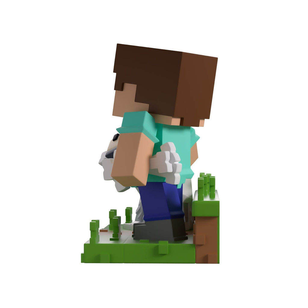 Zdjęcie produktu Figurka winylowa Minecraft Taming a Wolf 10 cm