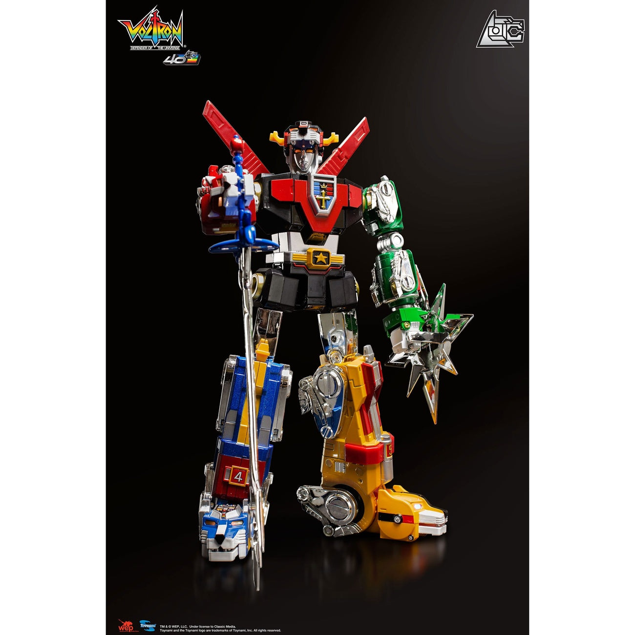 Zdjęcie produktu Voltron Figurka akcji Gift Set 40th Anniversary Collector's Edition 27 cm