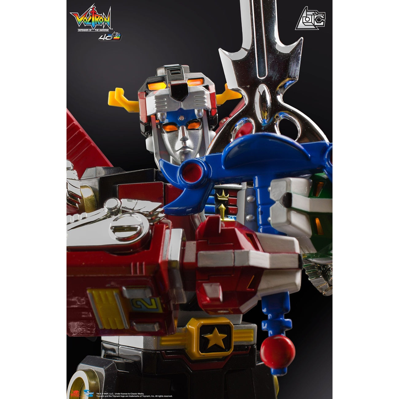 Zdjęcie produktu Voltron Figurka akcji Gift Set 40th Anniversary Collector's Edition 27 cm