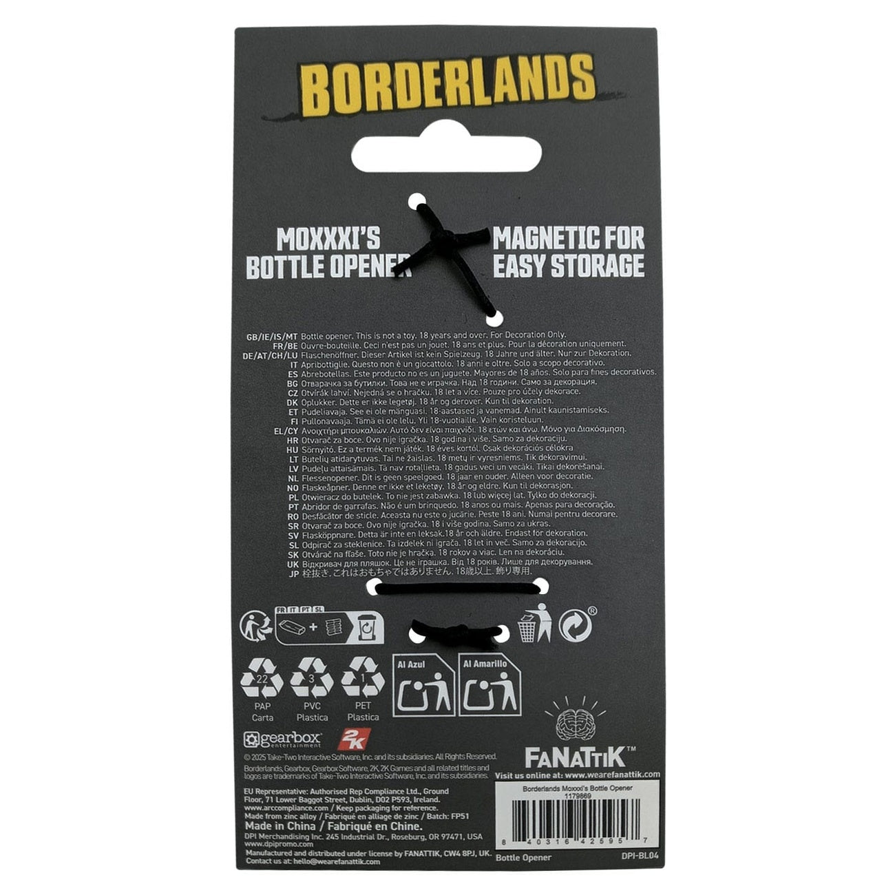Zdjęcie produktu Borderlands Otwieracz do butelek Mad Moxxi