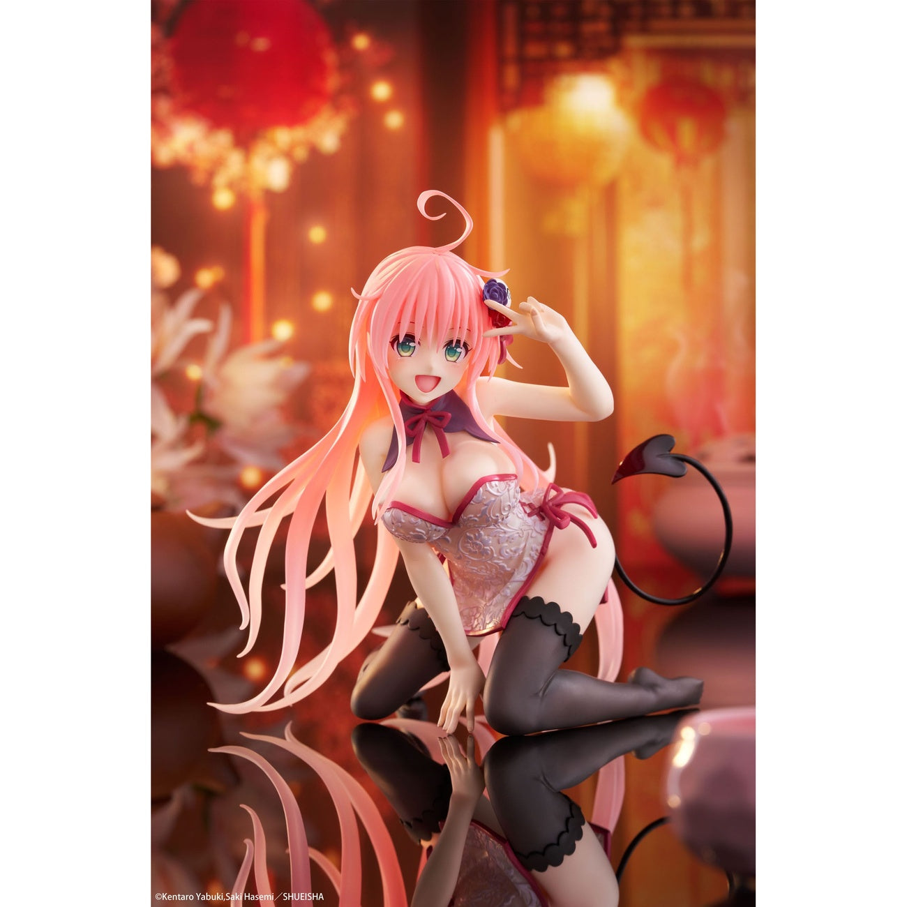 Zdjęcie produktu To Love-Ru Darkness Figurka PVC Statue Desktop Cute Figure Lala Chinese Dress Ver. 13 cm