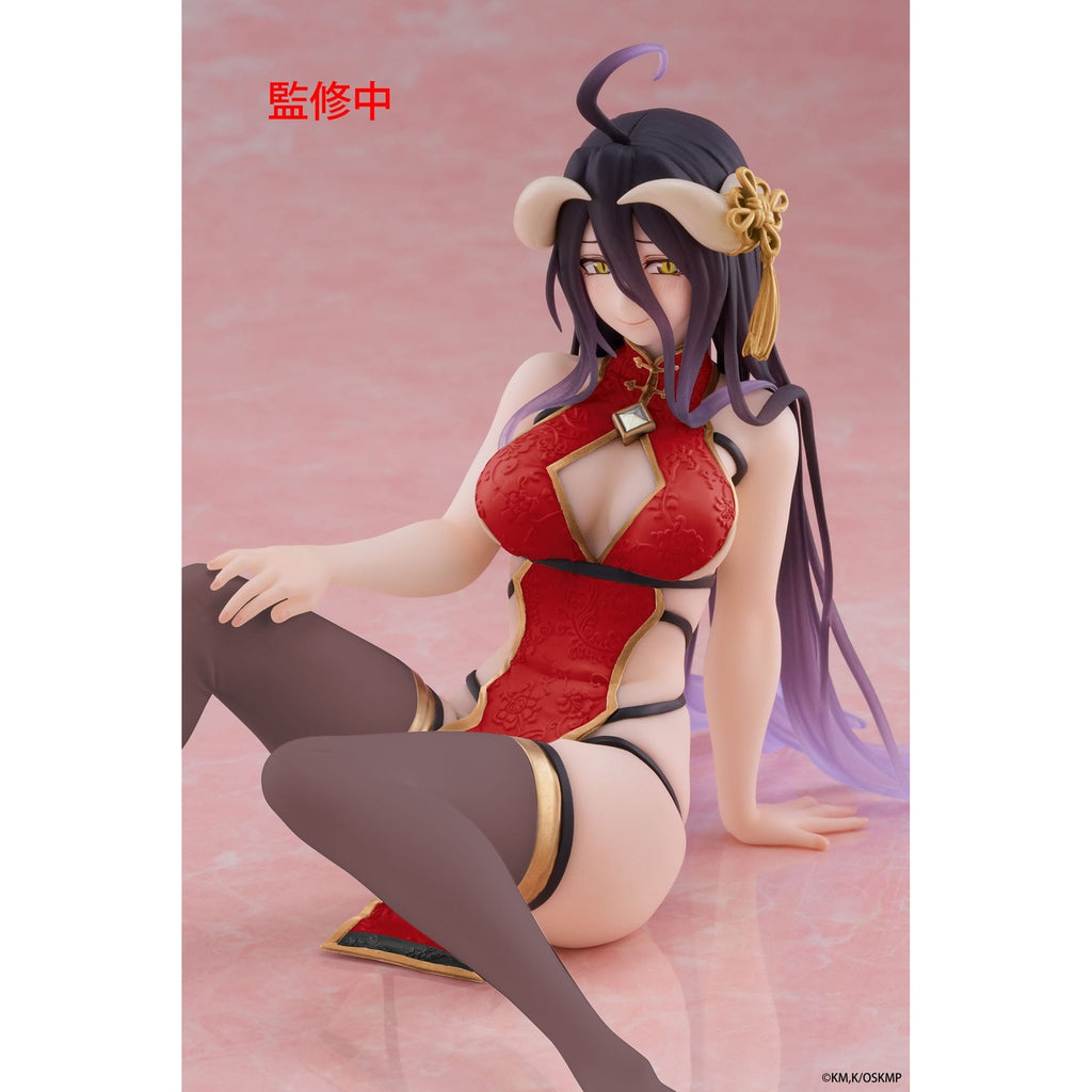 Product image Overlord PVC Statue Desktop Cute Figure Albedo Chinese Dress Ver. Renewal 13 cm